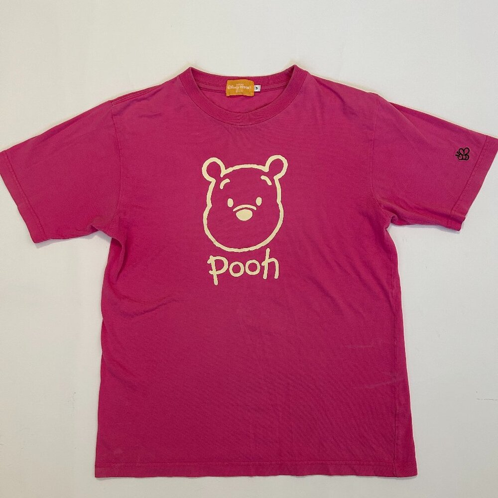 Vintage Tokyo Disney Resort T-Shirt Pink Winnie the Pooh piglet Size S